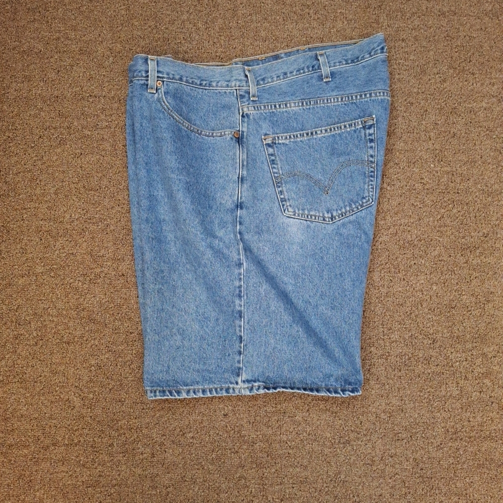 Levi's Men 550 Blue Jean Shorts High-Waisted Relaxed Fit Sz 44 - Picture 3 of 8